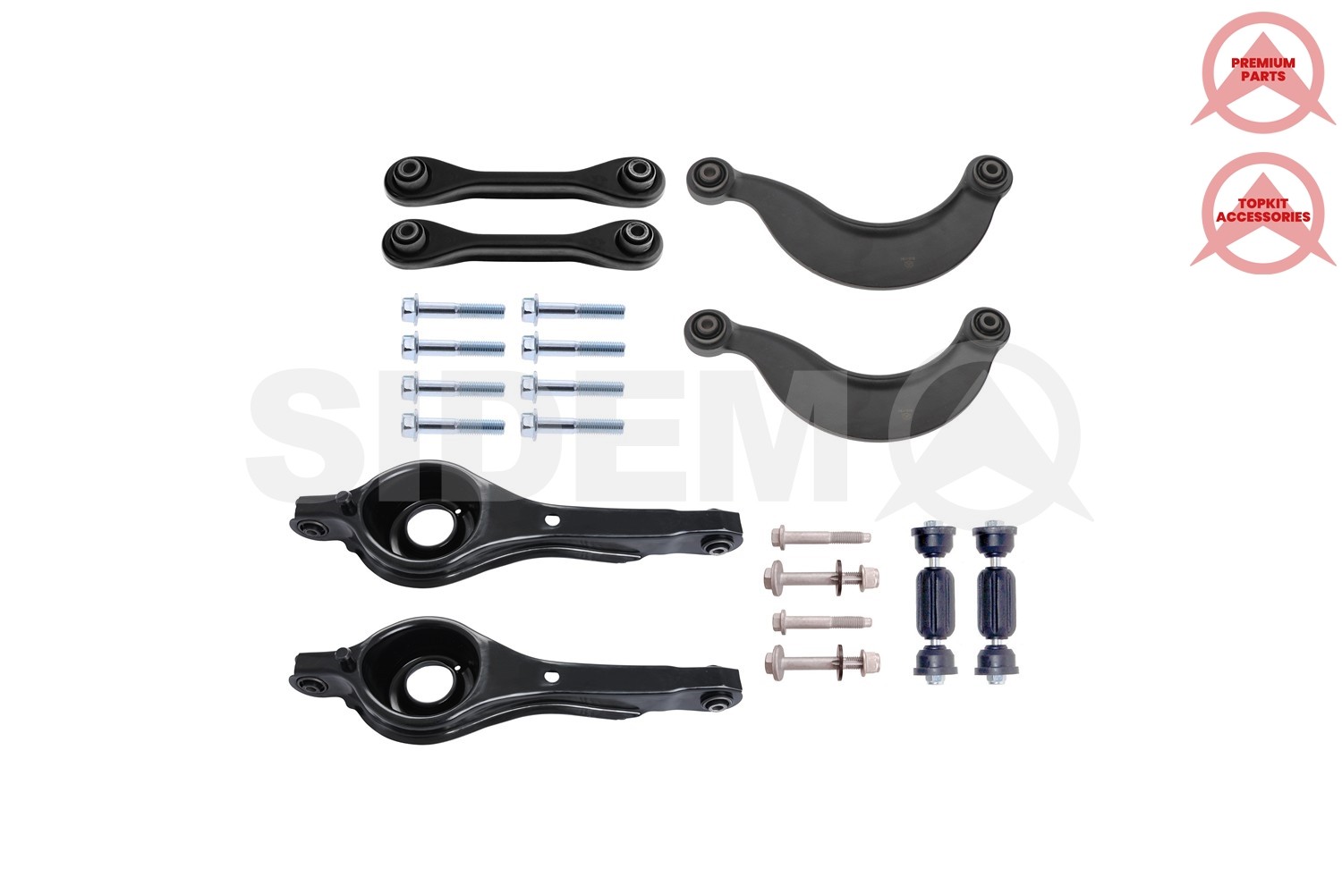 SIDEM 3070 Repair Kit, control arm Rear Axle for FORD
