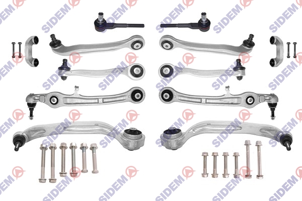 SIDEM 37870 Repair Kit, control arm Front Axle Rear for AUDI