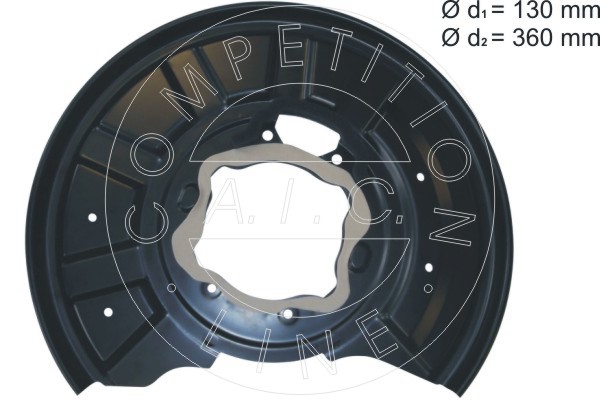 AIC 55101 terelőlemez, féktárcsa Hátsó tengely bal MERCEDES-BENZ