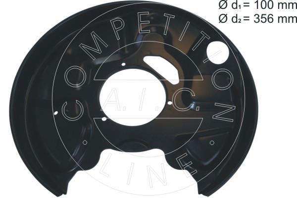 AIC 55683 terelőlemez, féktárcsa Hátsó tengely bal MERCEDES-BENZ