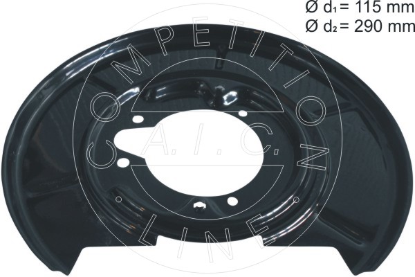 AIC 56246 terelőlemez, féktárcsa Hátsó tengely bal BMW