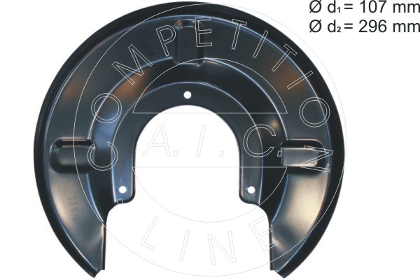 AIC 56438 terelőlemez, féktárcsa Hátsó tengely bal Hátsó tengely jobb VW