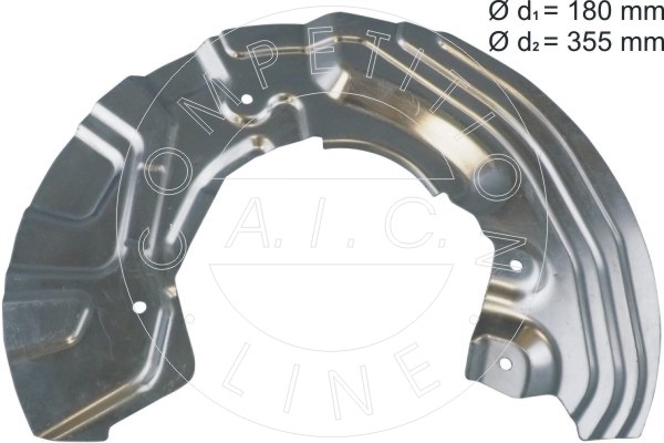 AIC 56981 terelőlemez, féktárcsa Első tengely jobb BMW