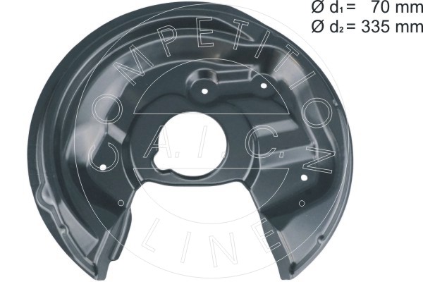 AIC 57841 terelőlemez, féktárcsa Hátsó tengely bal SKODA VW