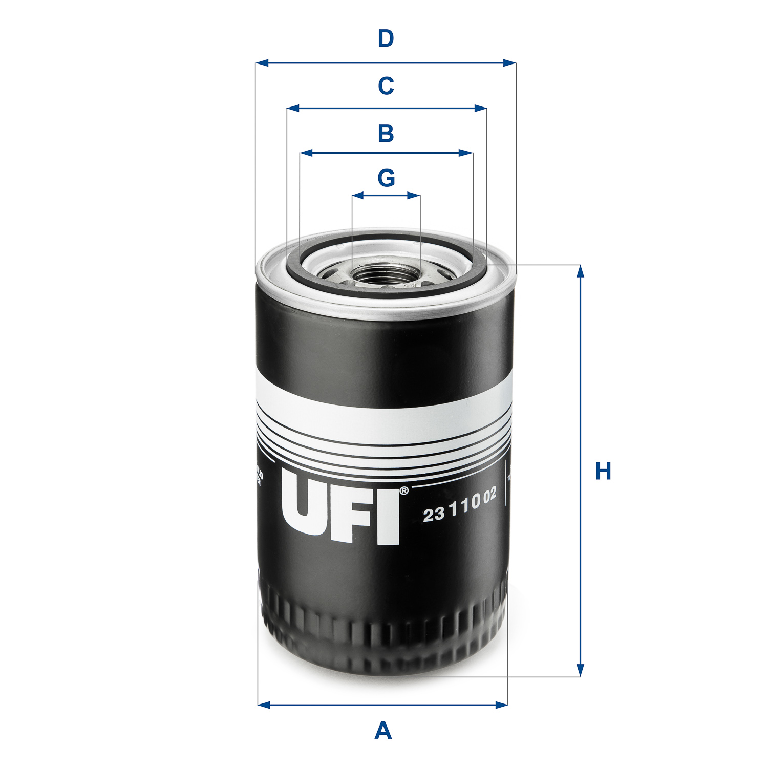 UFI 23.110.02 Filtro olio