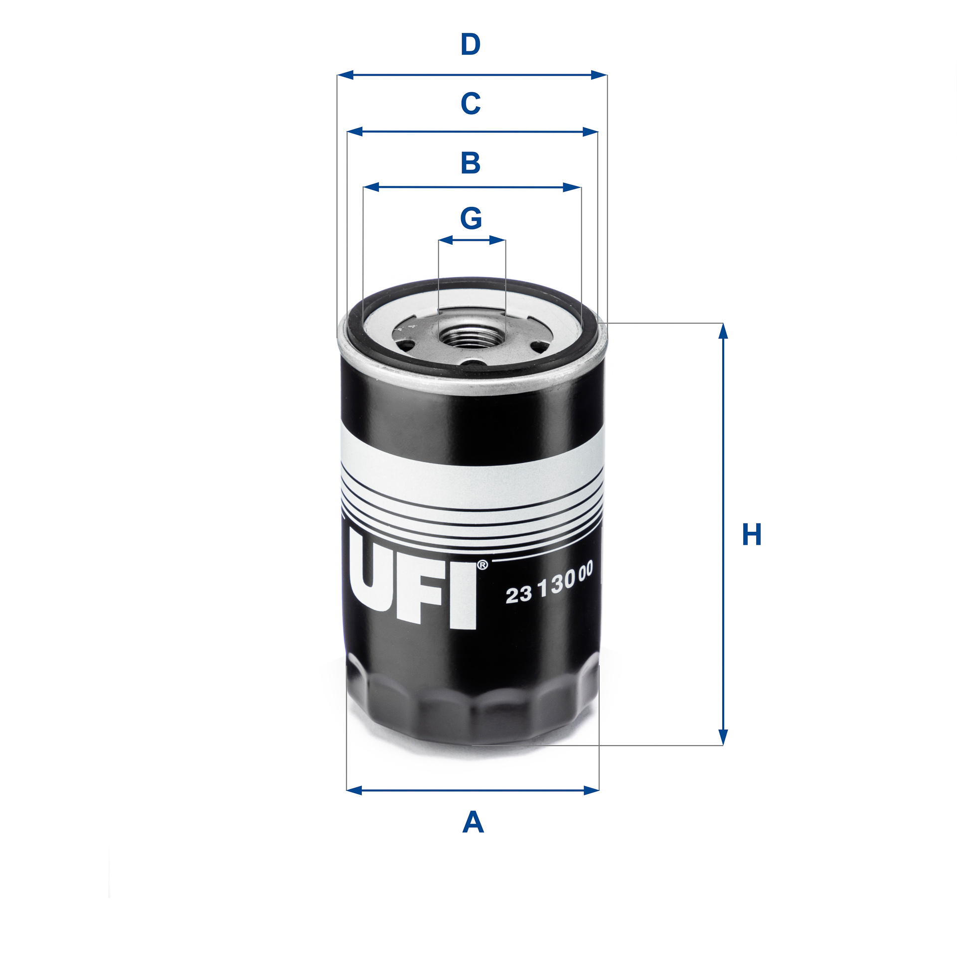UFI 23.130.00 Olejový filter