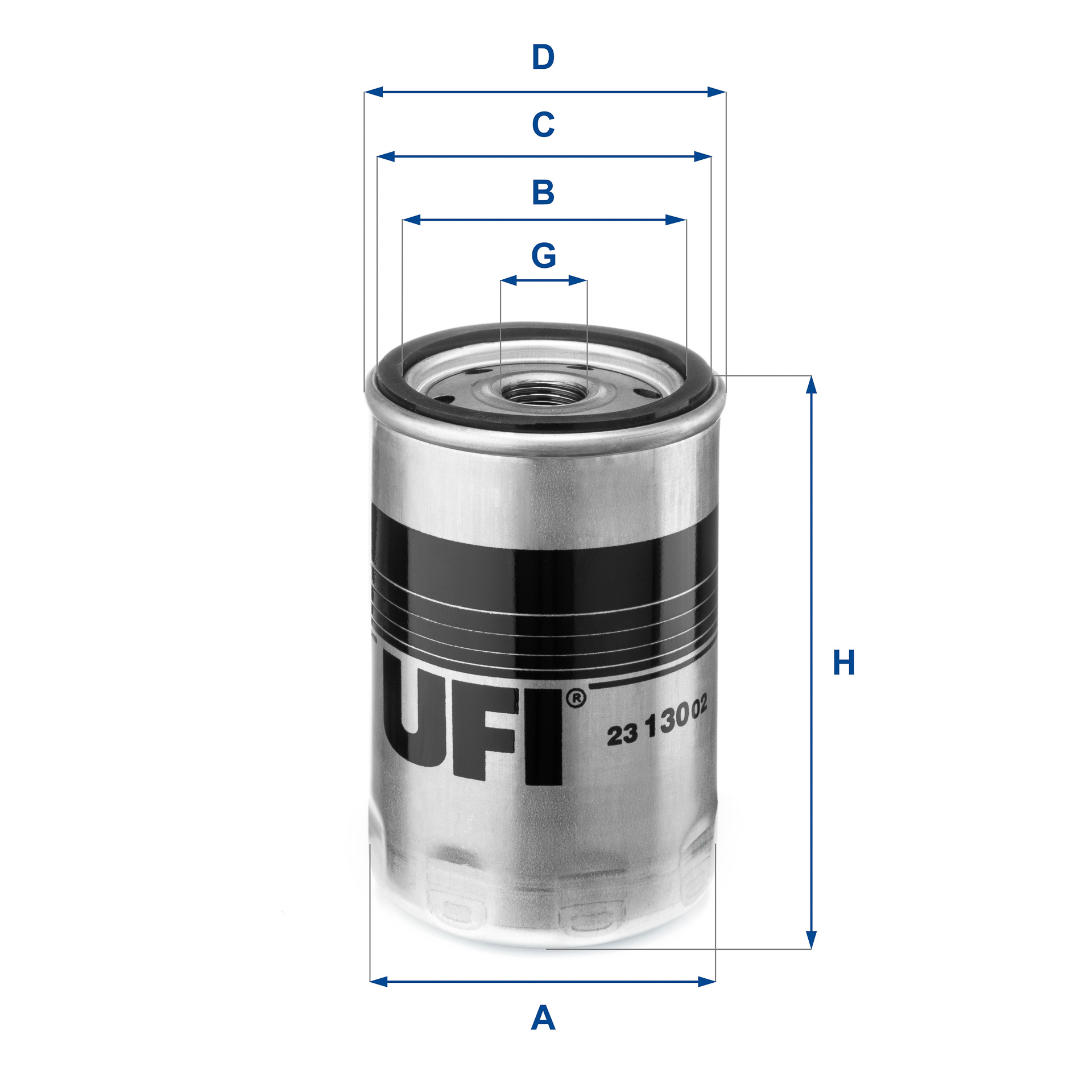 UFI 23.130.02 Olejový filter