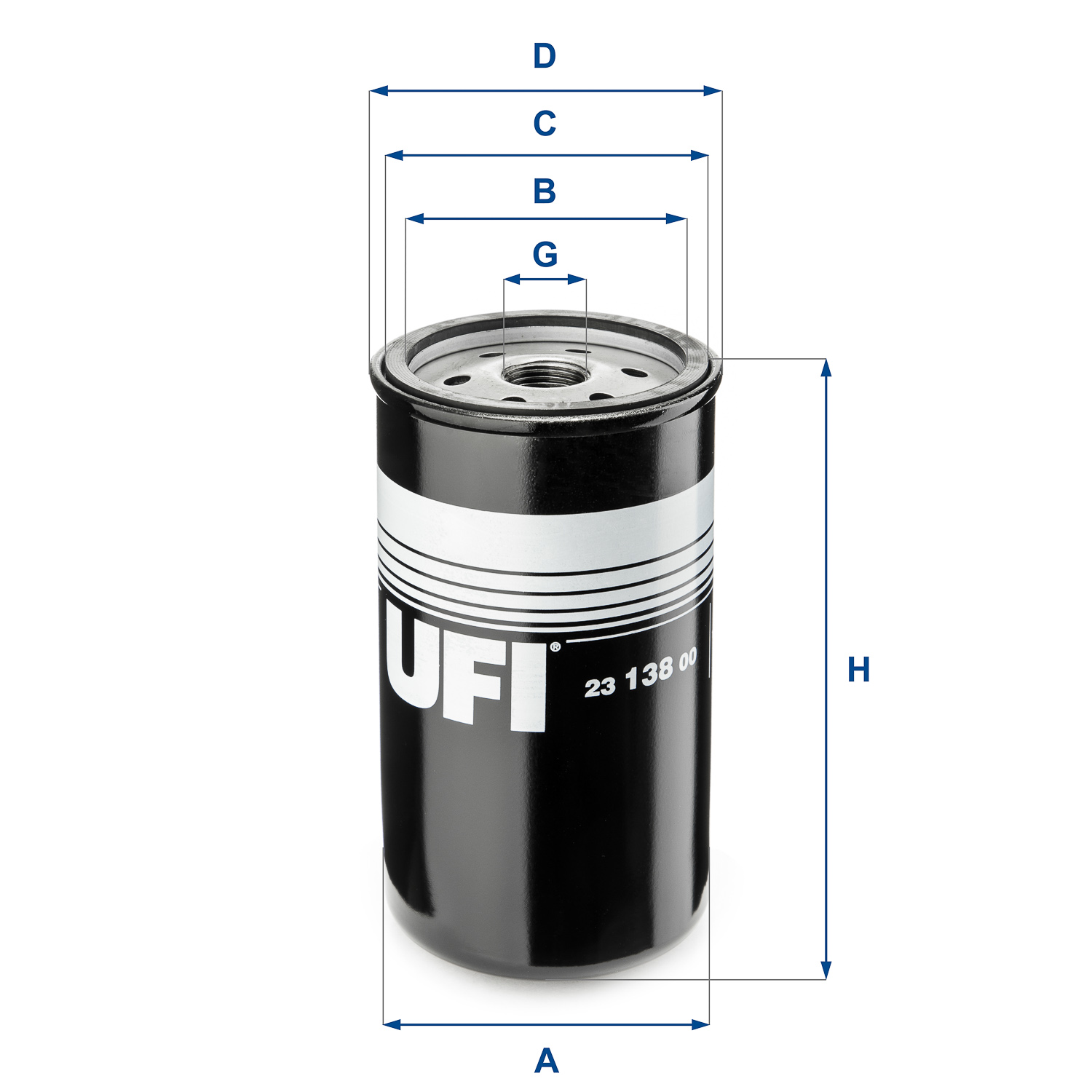 UFI 23.138.00 Olejový filter