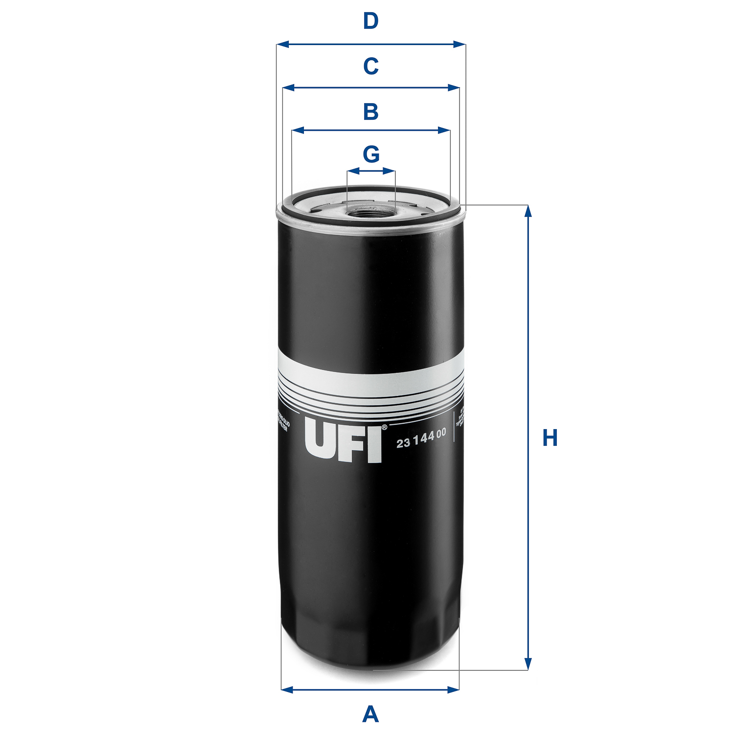 UFI 23.144.00 Olejový filter