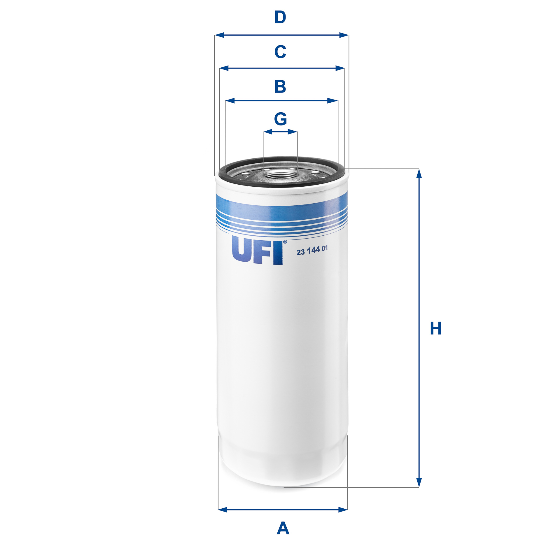 UFI 23.144.01 Olejový filter