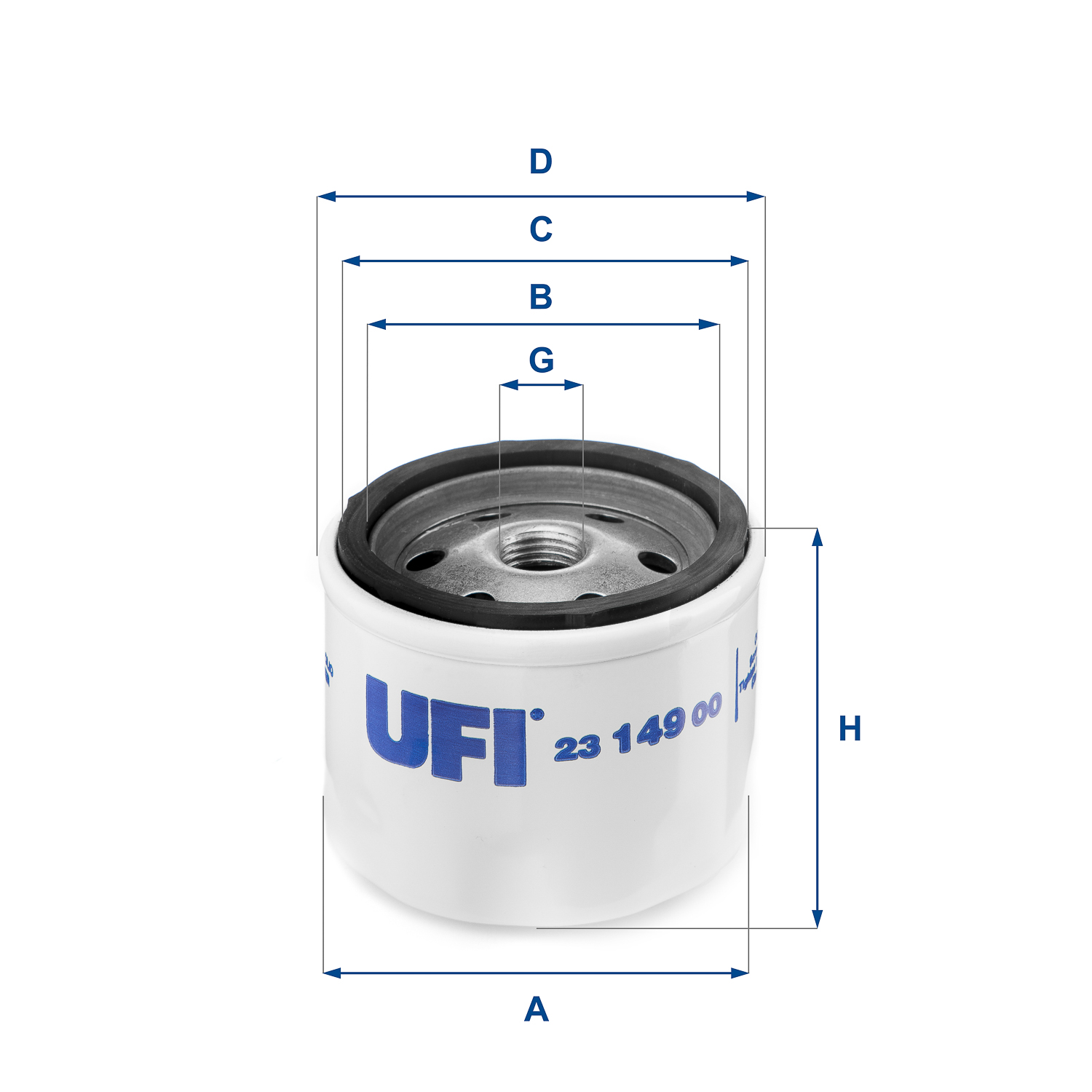 UFI 23.149.00 Filtro olio
