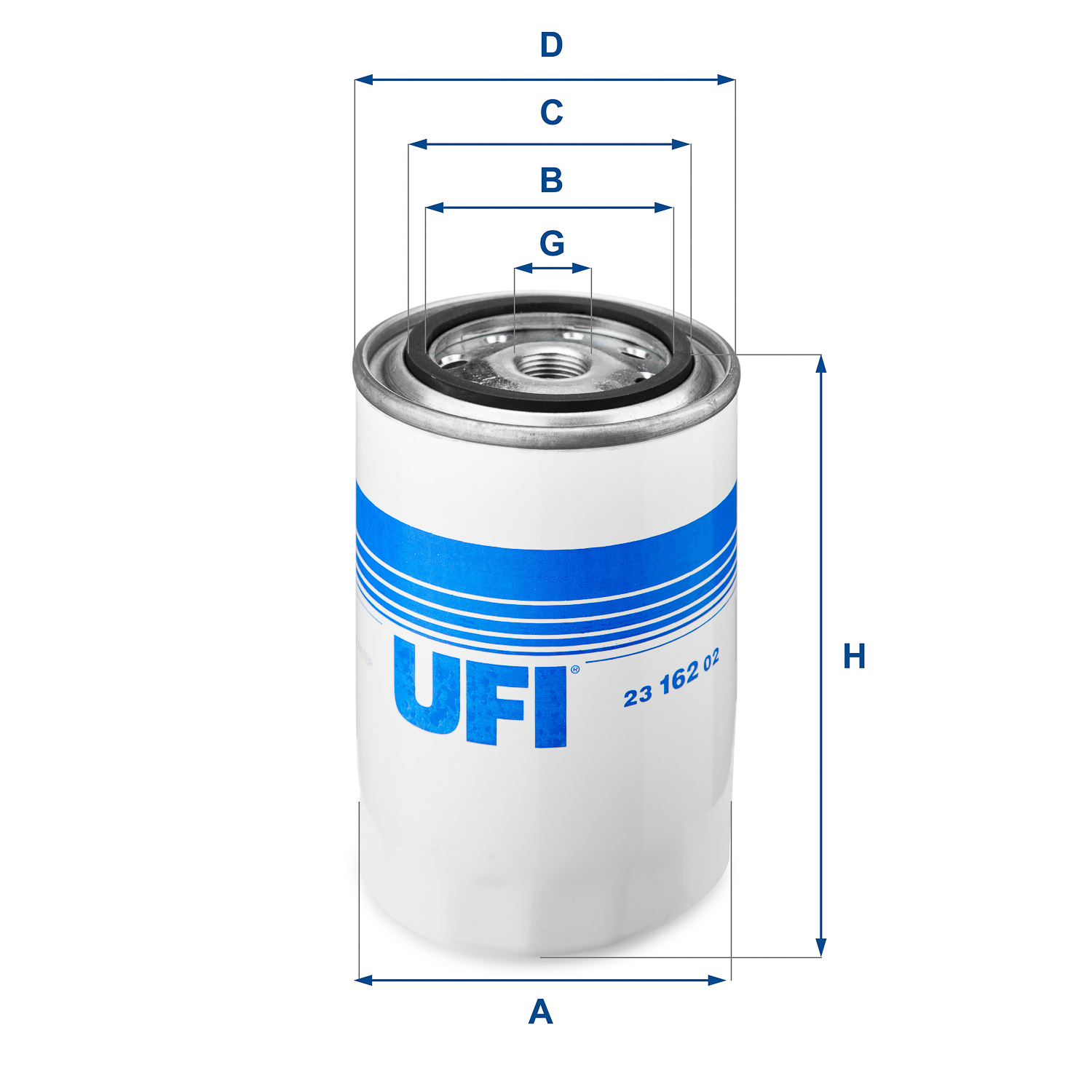 UFI 23.162.02 Oil Filter for FERRARI