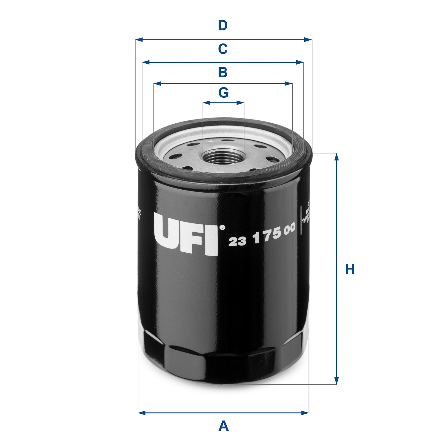 UFI 23.175.00 Filtro olio