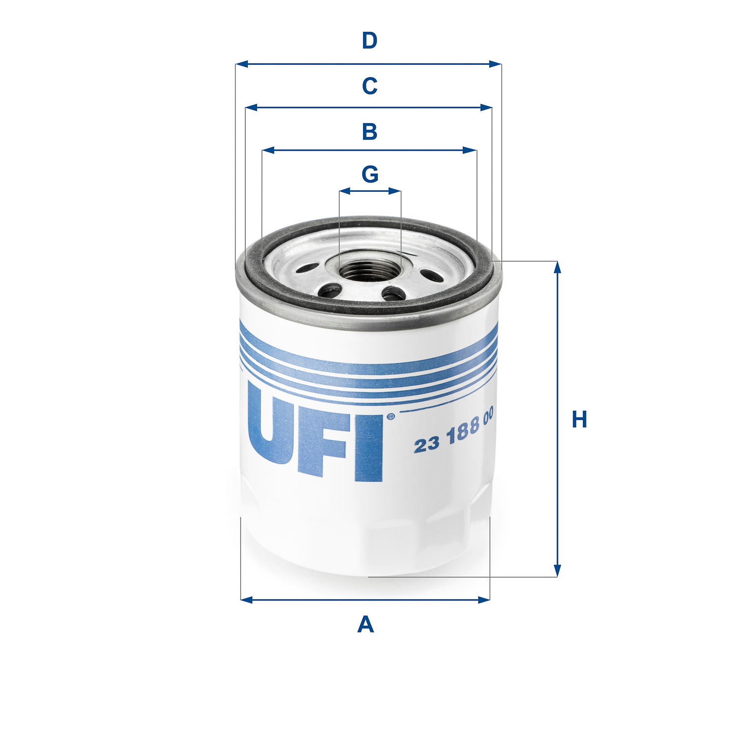 UFI 23.188.00 Olejový filter