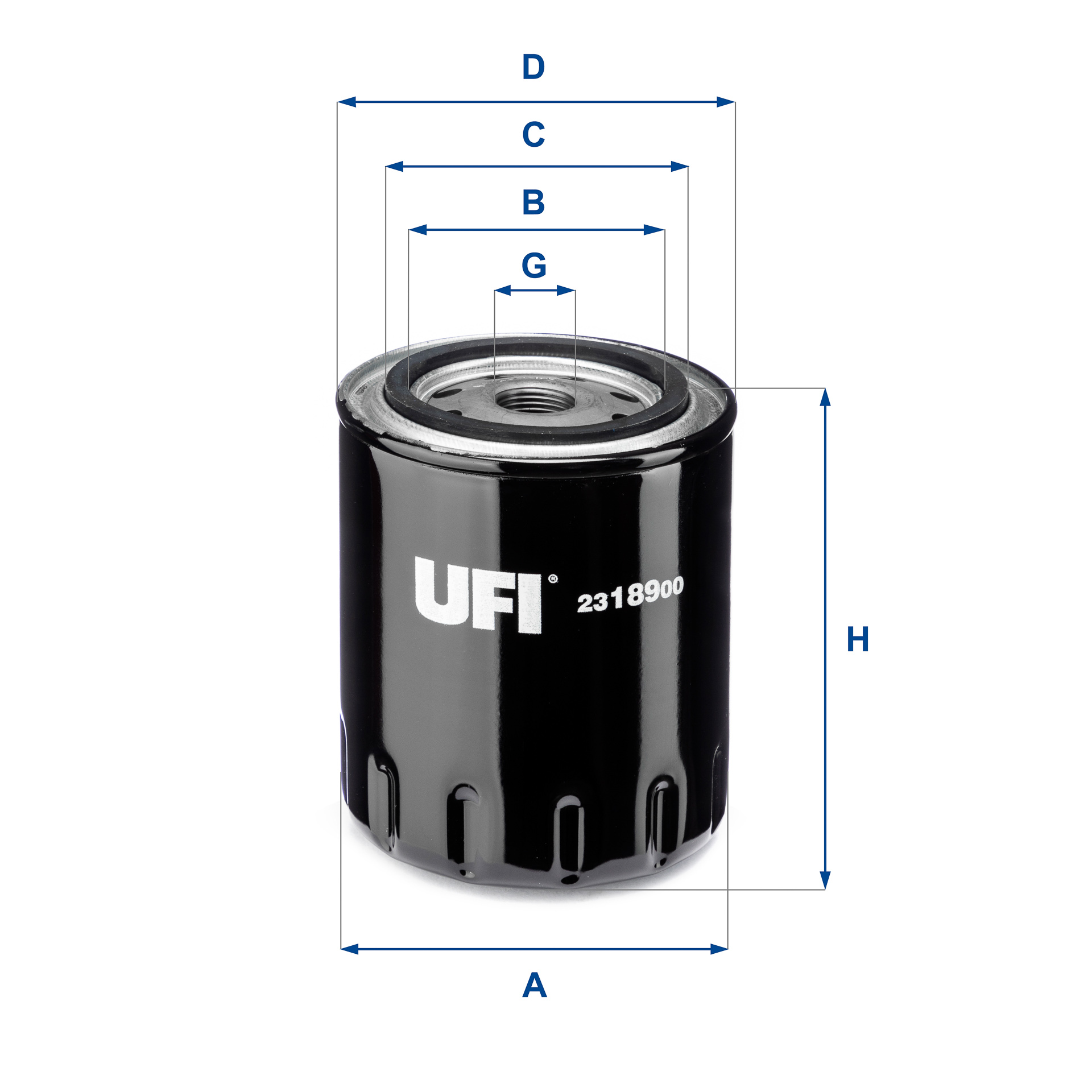 UFI 23.189.00 маслен филтър