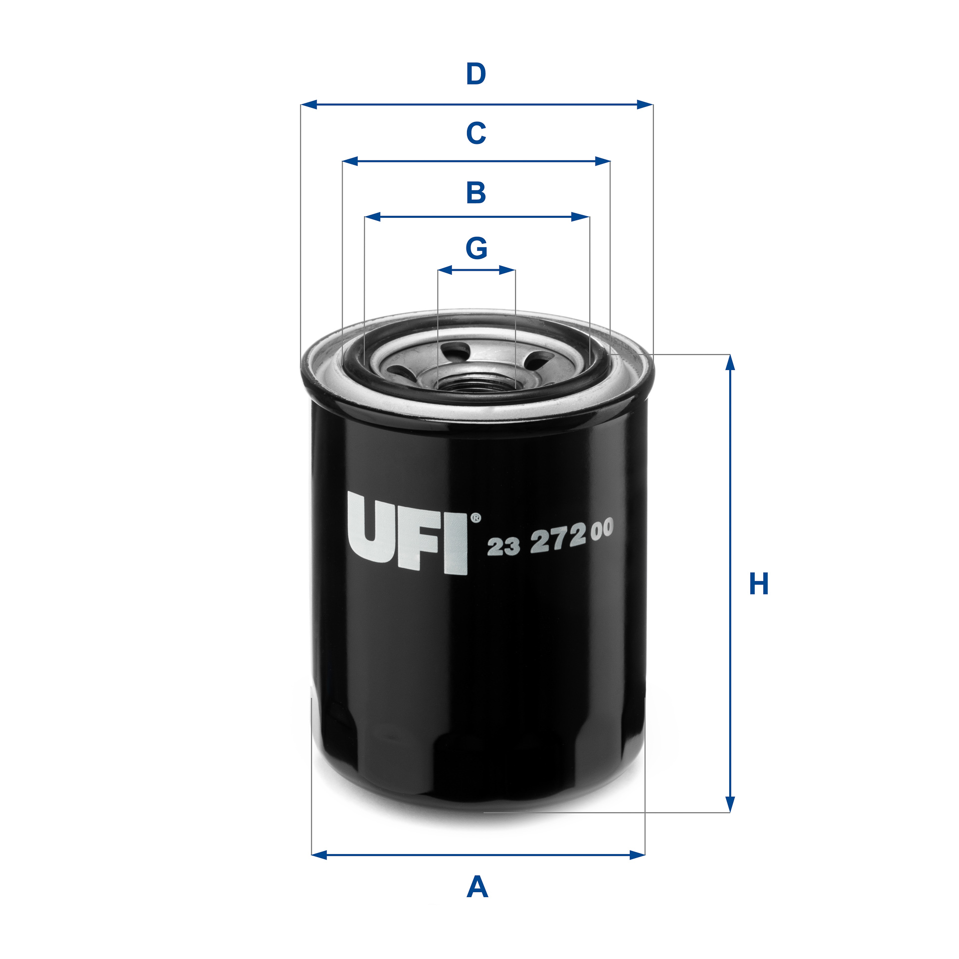 UFI 23.272.00 Filtre à huile