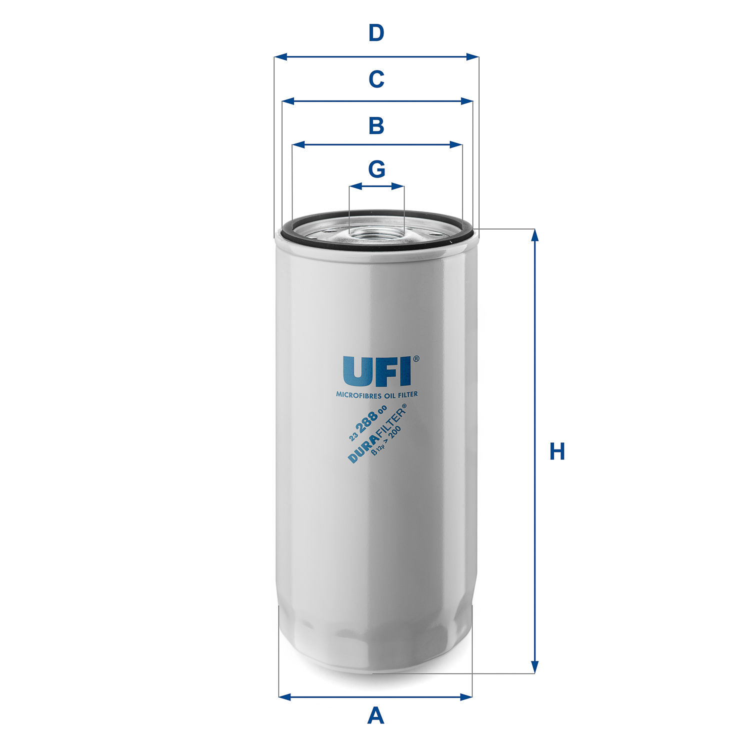 UFI 23.288.00 Filtro olio