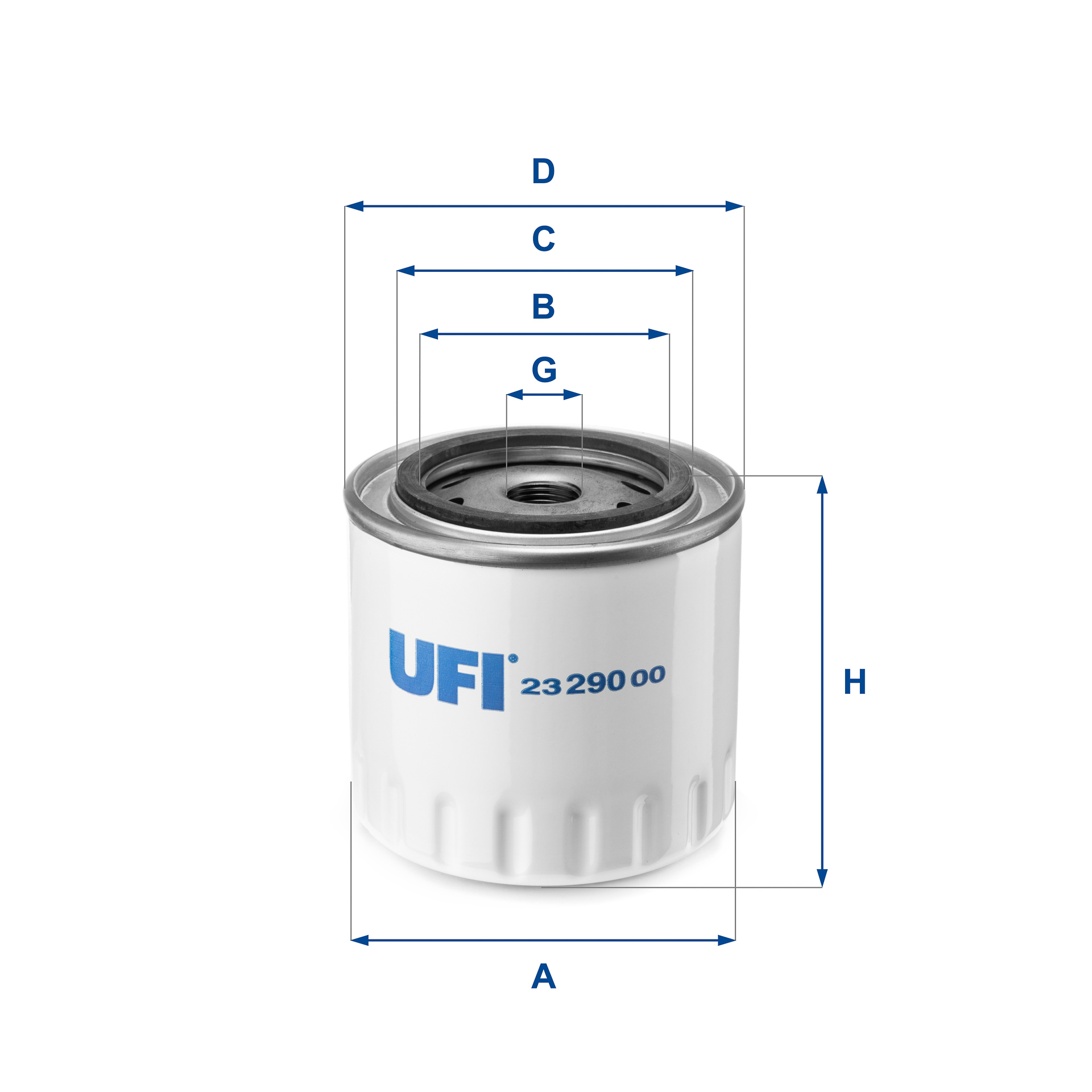 UFI 23.290.00 Filtro olio