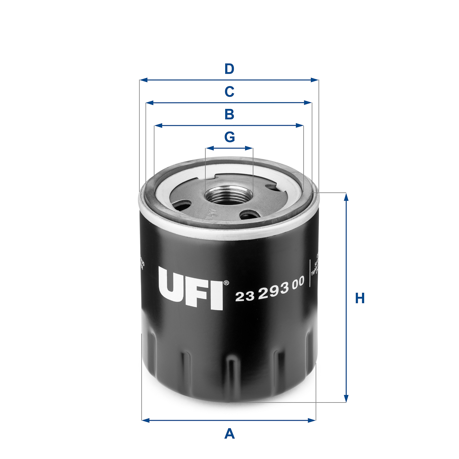 UFI 23.293.00 Filtro olio