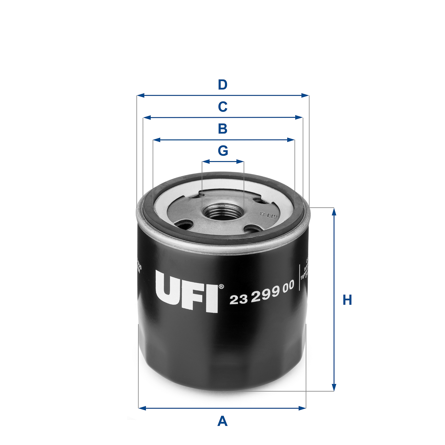 UFI 23.299.00 Filtro olio