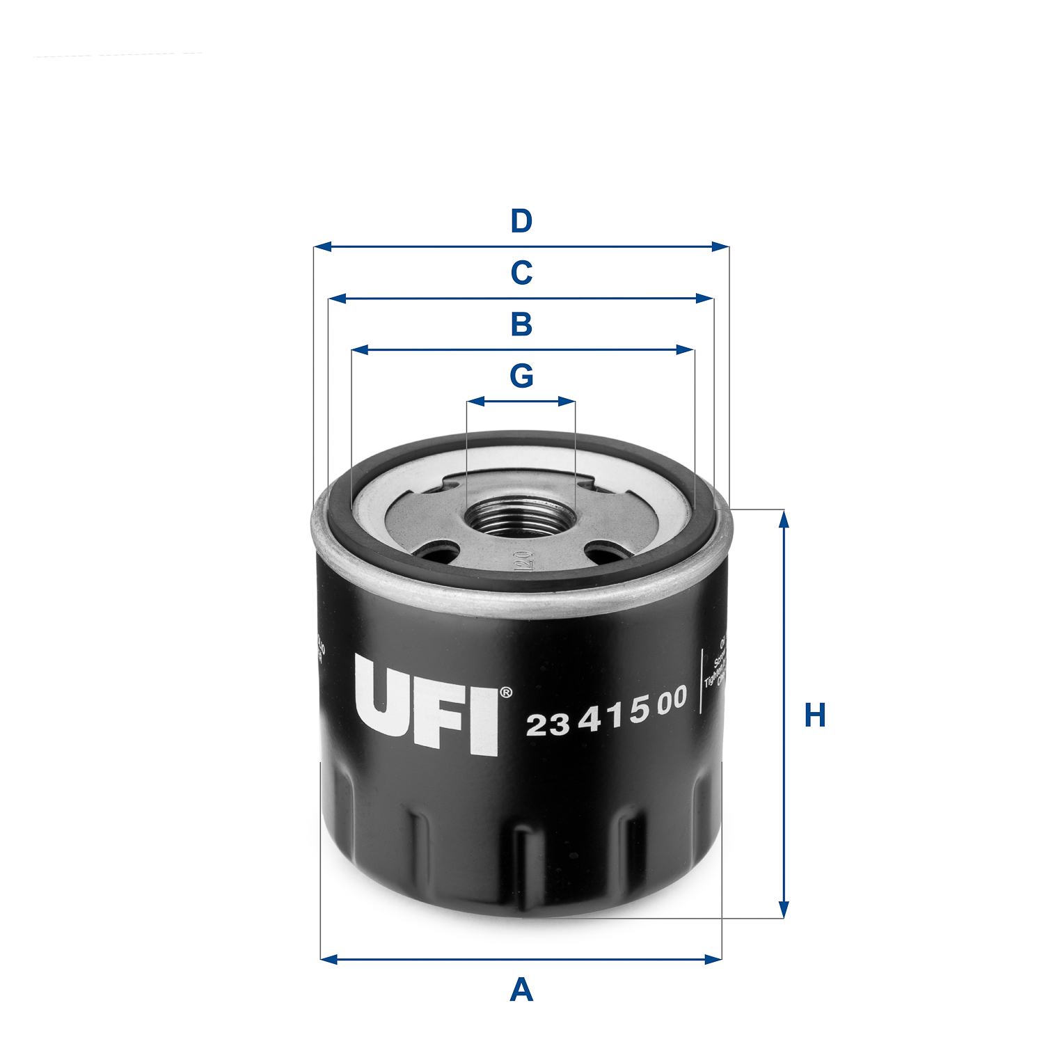 UFI 23.415.00 Filtro olio