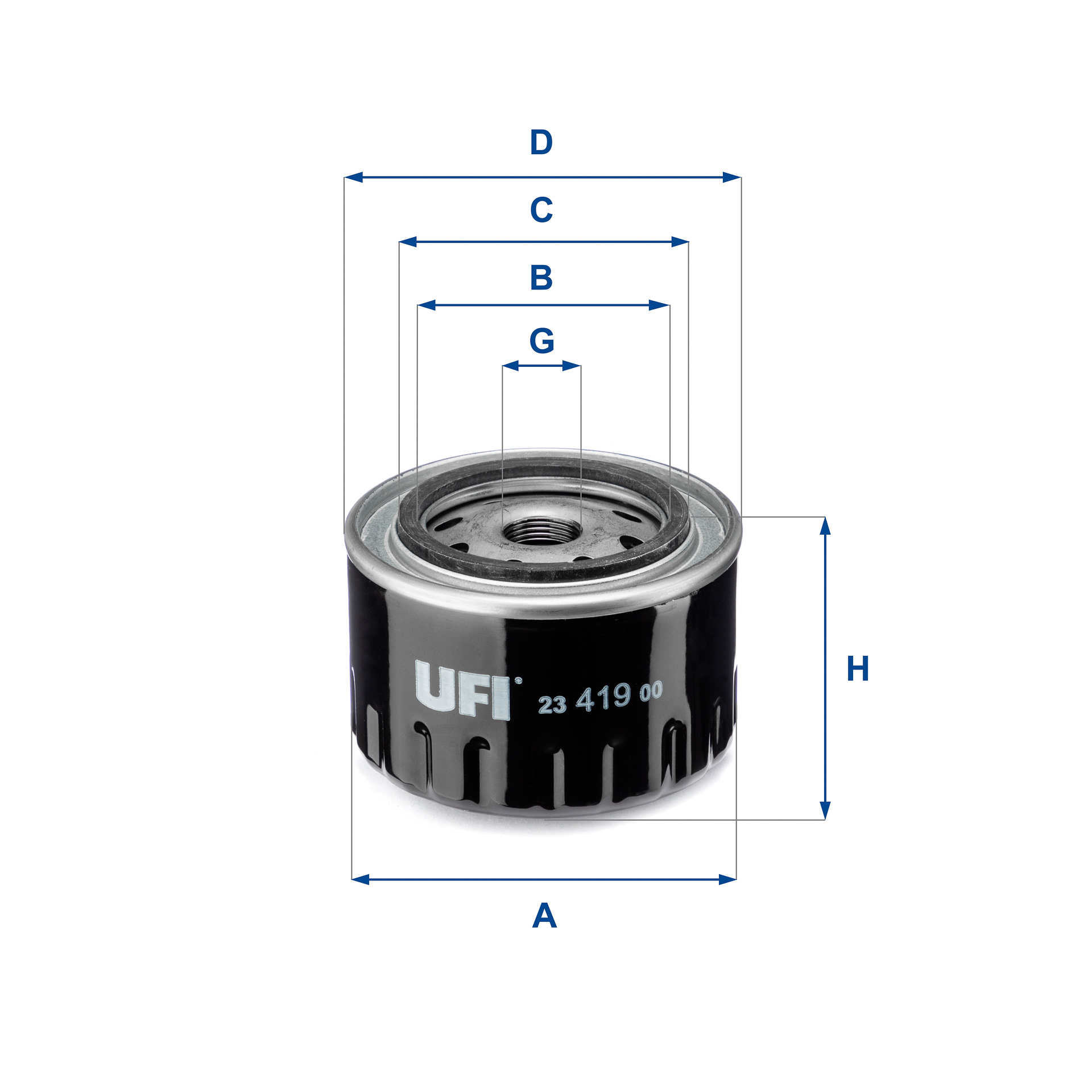 UFI 23.419.00 Filtre à huile