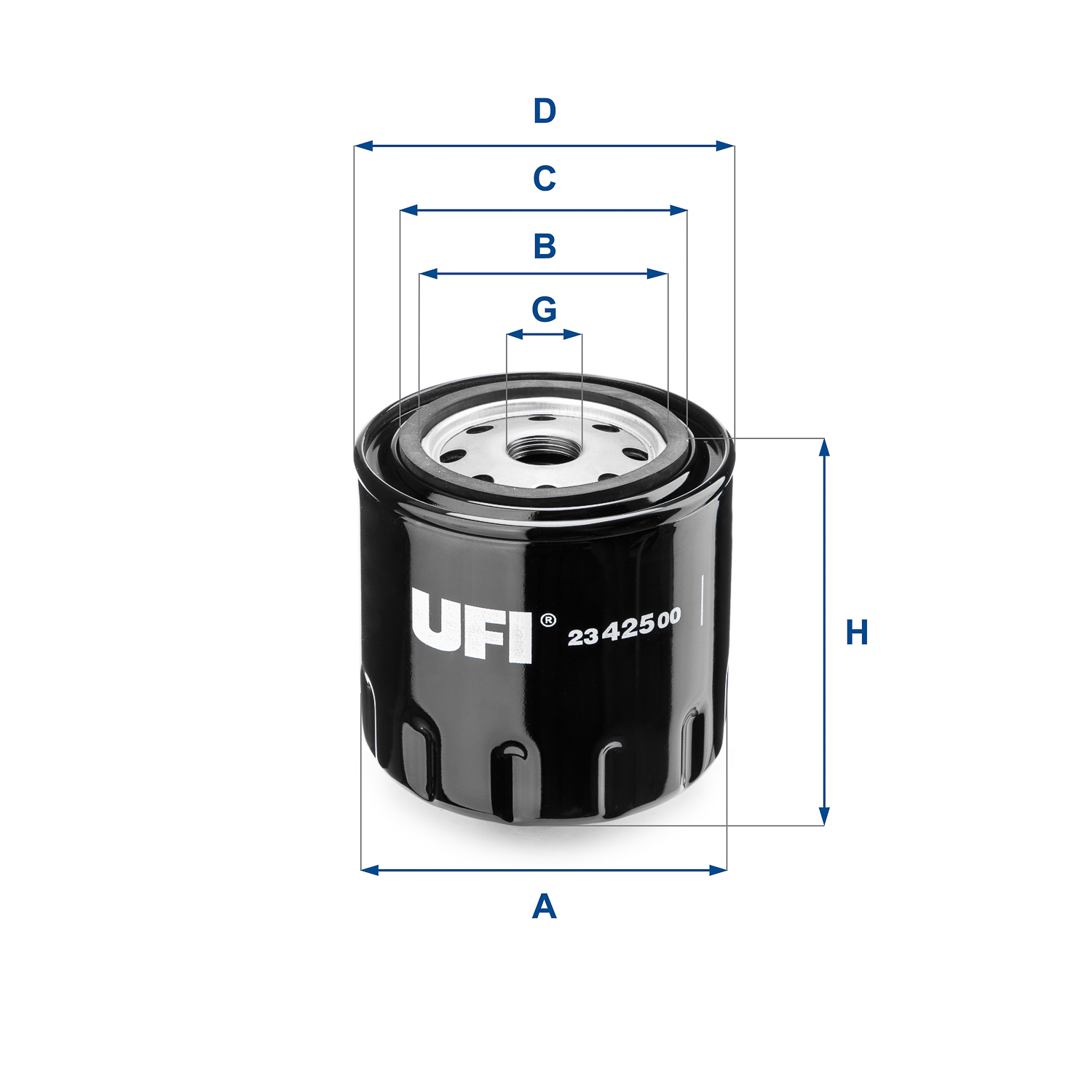 UFI 23.425.00 Filtro olio