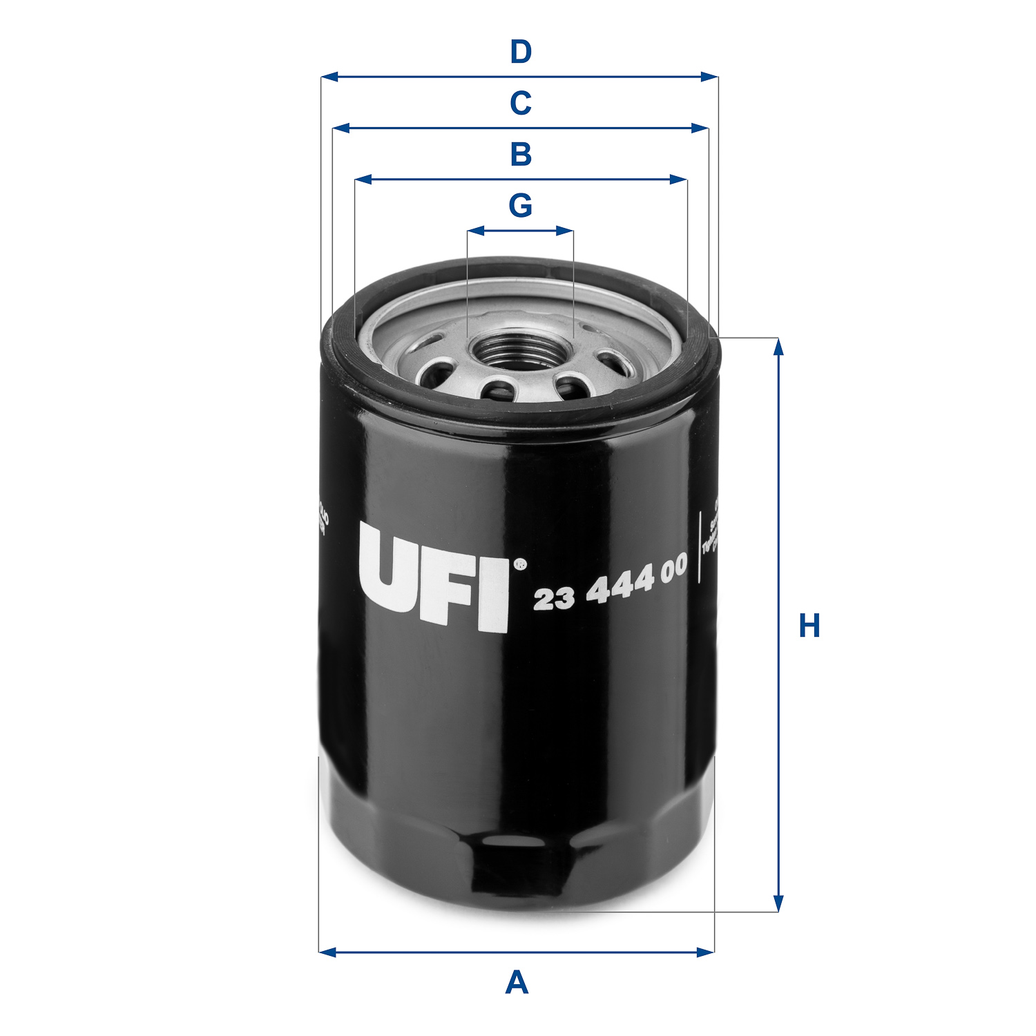 UFI 23.444.00 Filtro olio