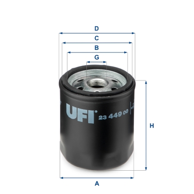 UFI 23.449.00 Filtro olio