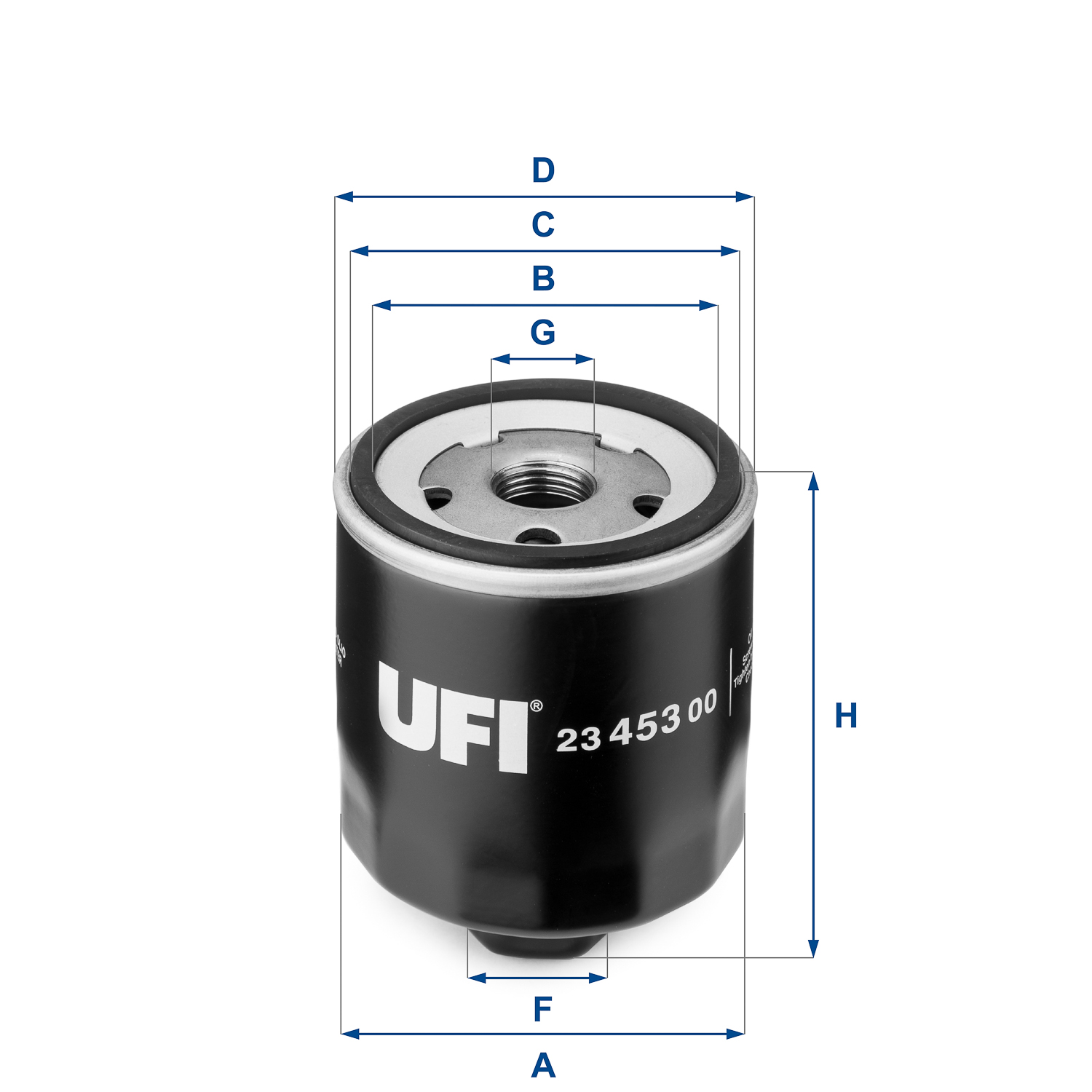 UFI 23.453.00 Filtro olio