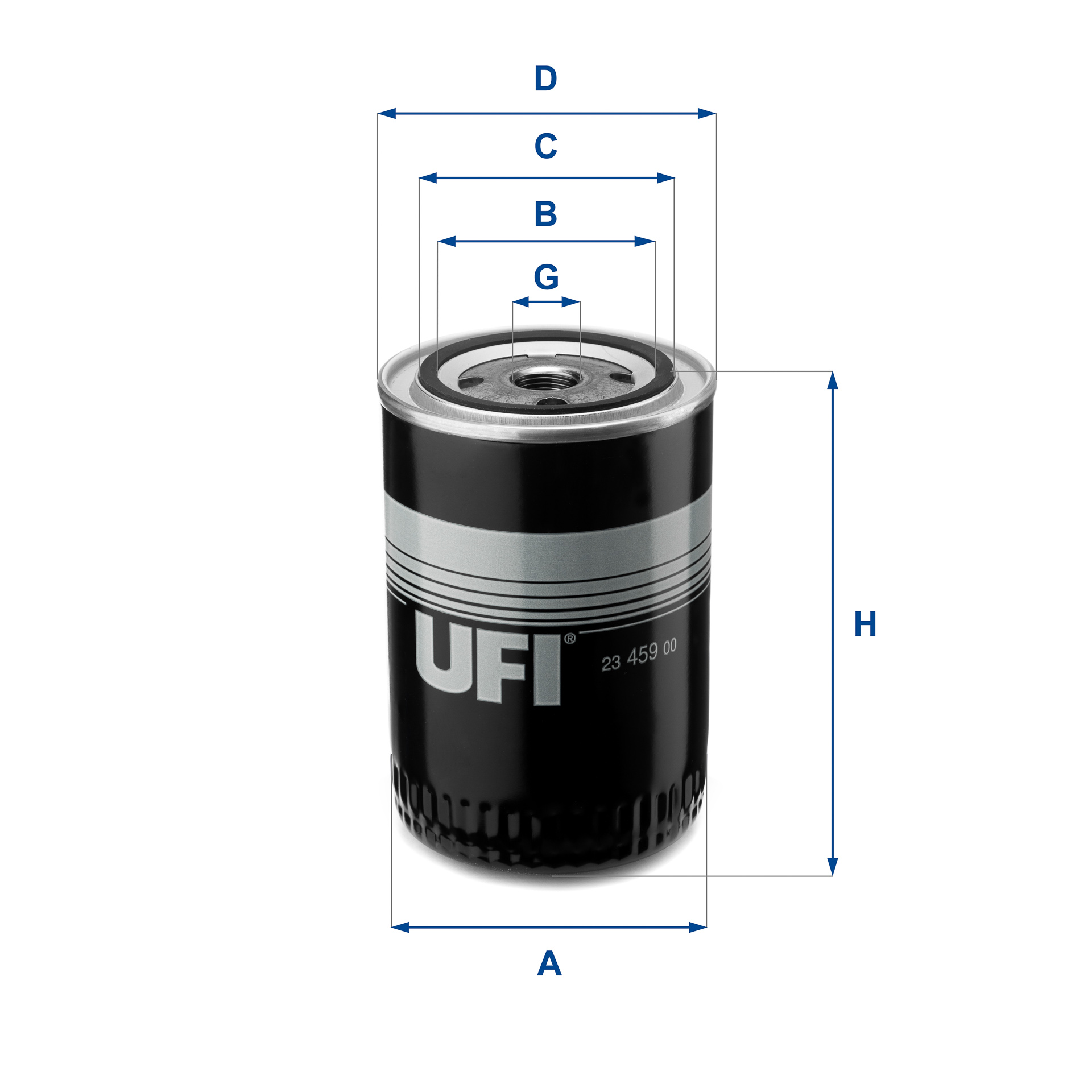 UFI 23.459.00 Olejový filter
