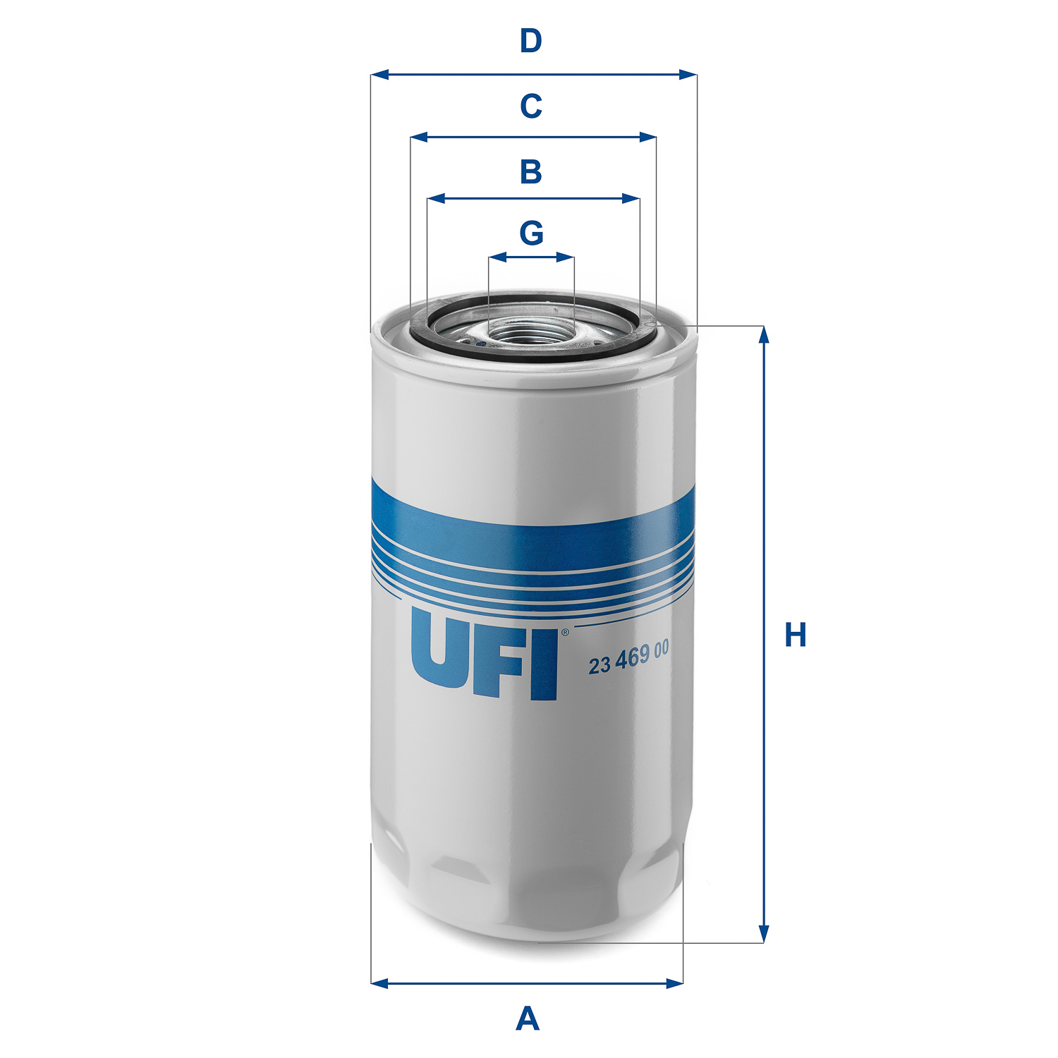 UFI 23.469.00 Filtro olio