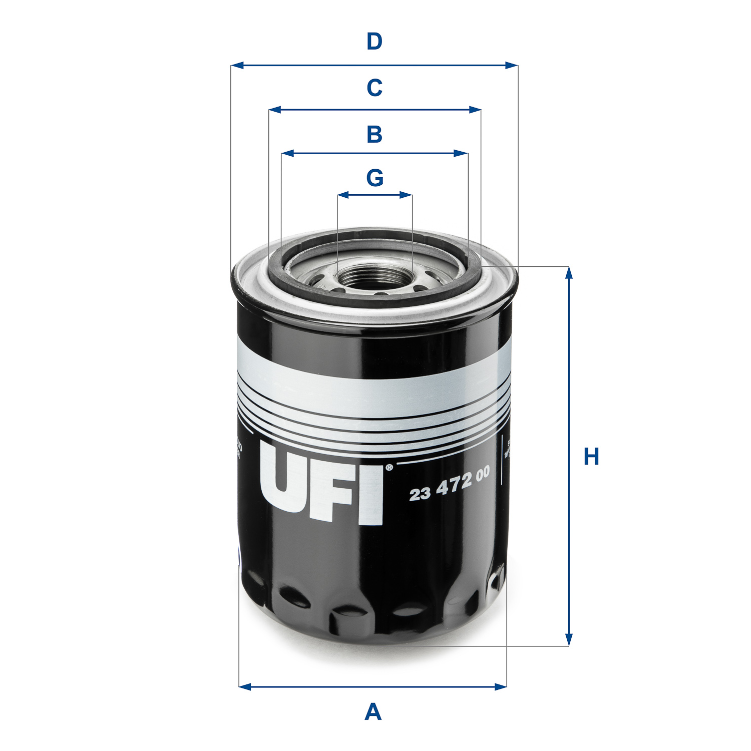 UFI 23.472.00 Olejový filter