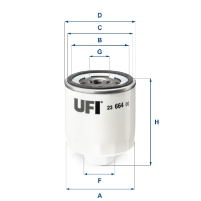 UFI 23.664.00 Olejový filter