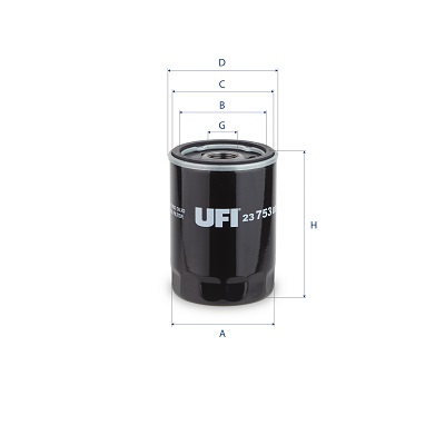 UFI 23.753.00 Olejový filter