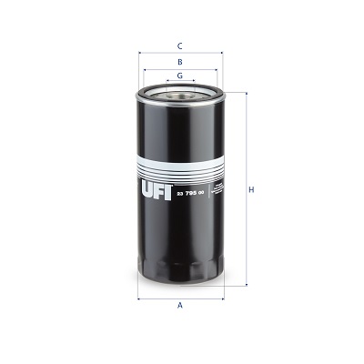 UFI 23.795.00 Olejový filter