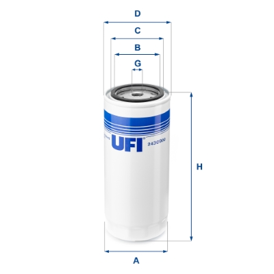 UFI 24.309.00 горивен филтър