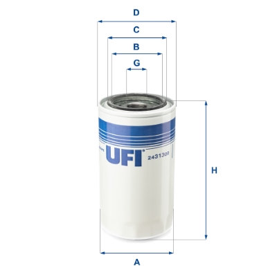 UFI 24.313.00 Palivový filter