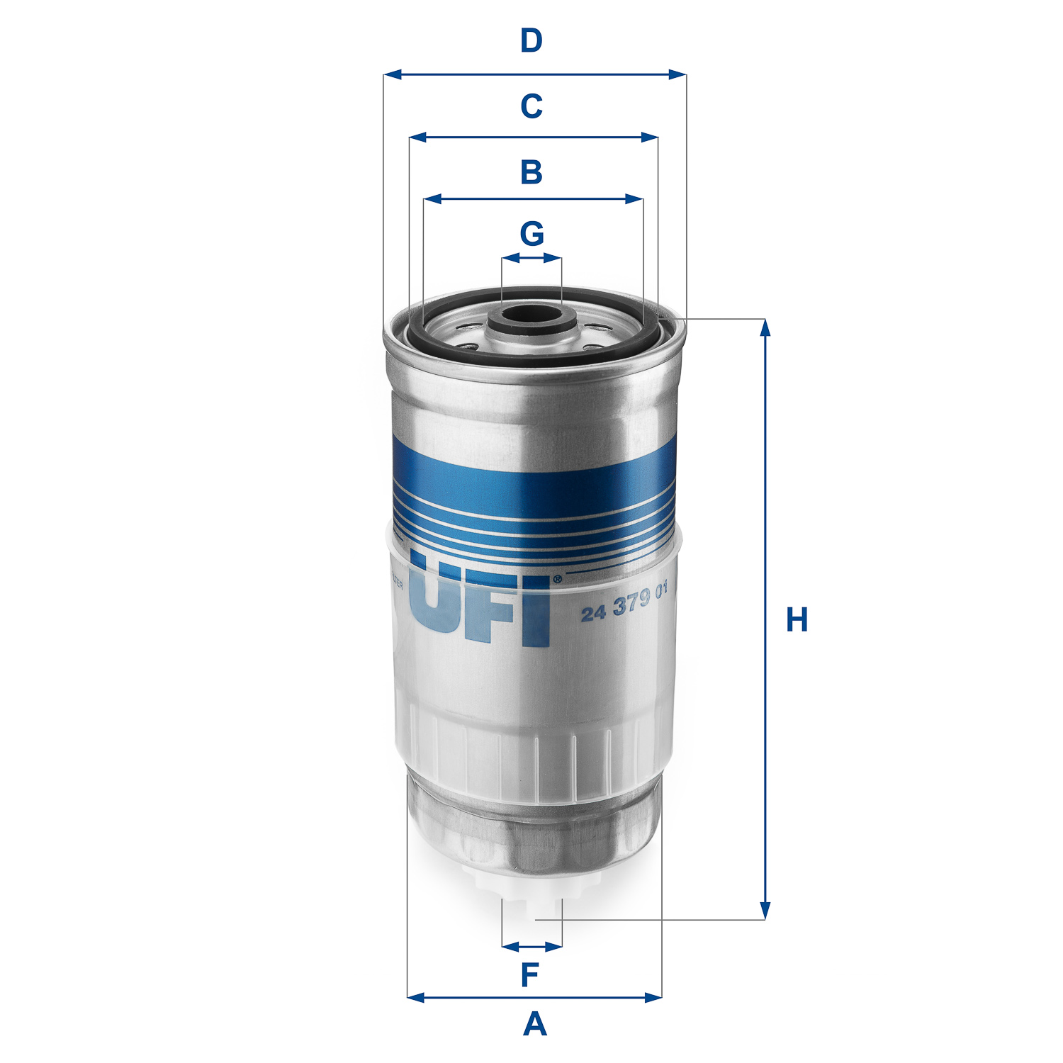 UFI 24.379.01 Filtro...