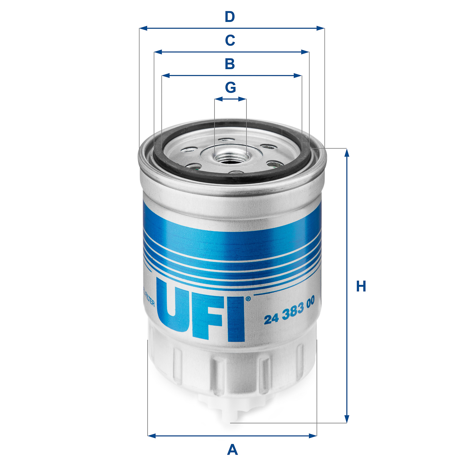 UFI 24.383.00 Filtre à...