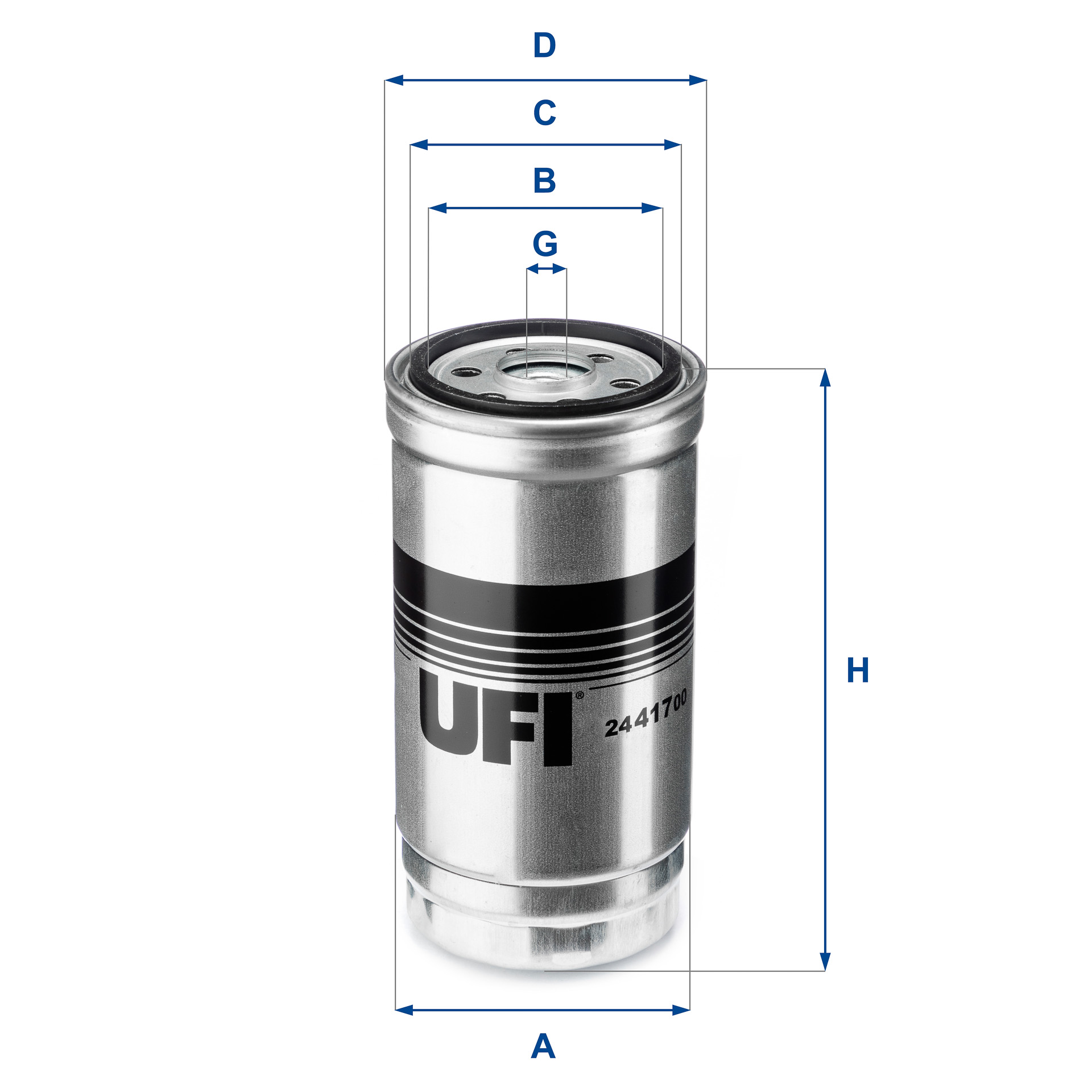 UFI 24.417.00 Palivový filter