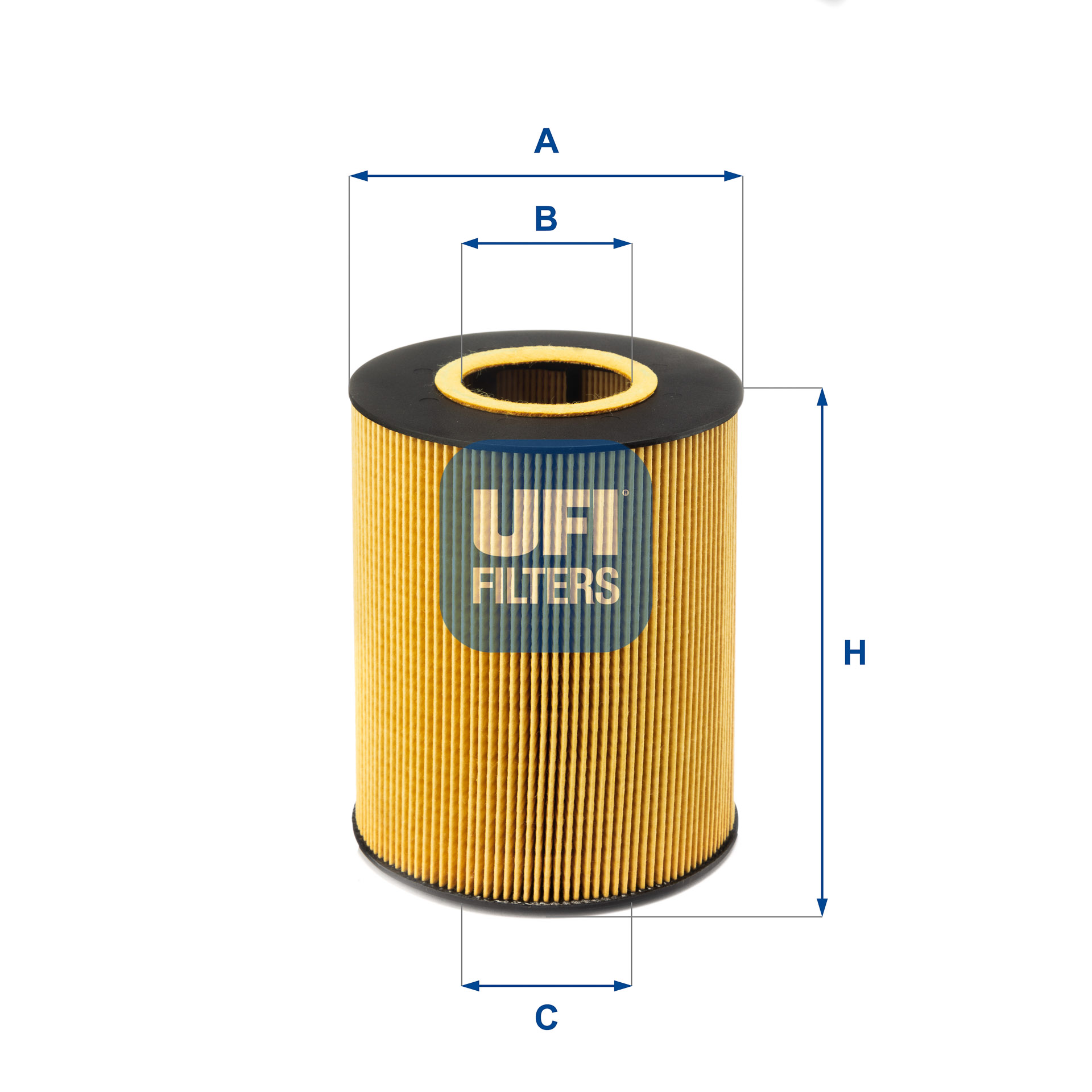 UFI 25.016.00 Oil Filter for ERF MAN NEOPLAN