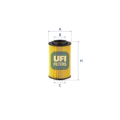 UFI 25.054.00 Filtro olio