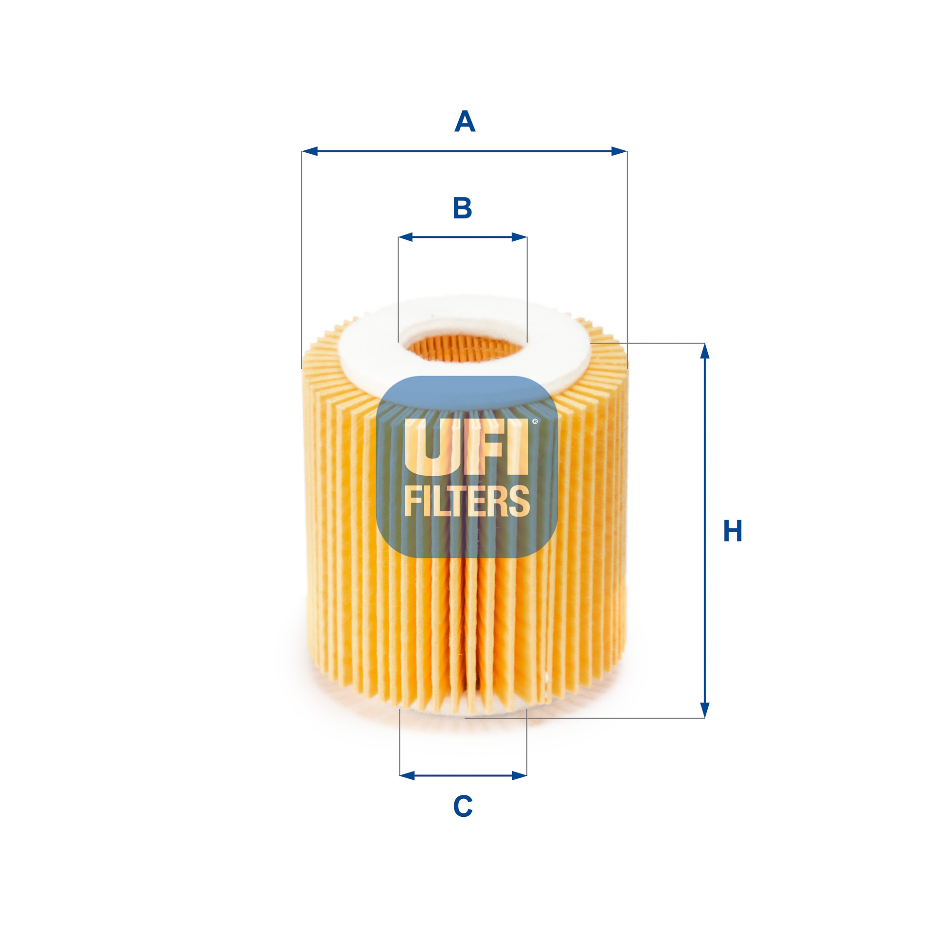 UFI 25.056.00 Oil Filter for FORD MAZDA