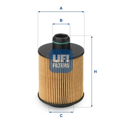 UFI 25.061.00 Olejový filter