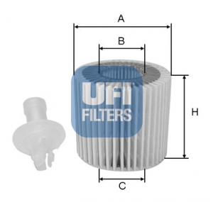 UFI 25.116.00 Olejový filter