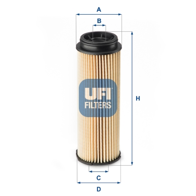 UFI 25.252.00 Olejový filter