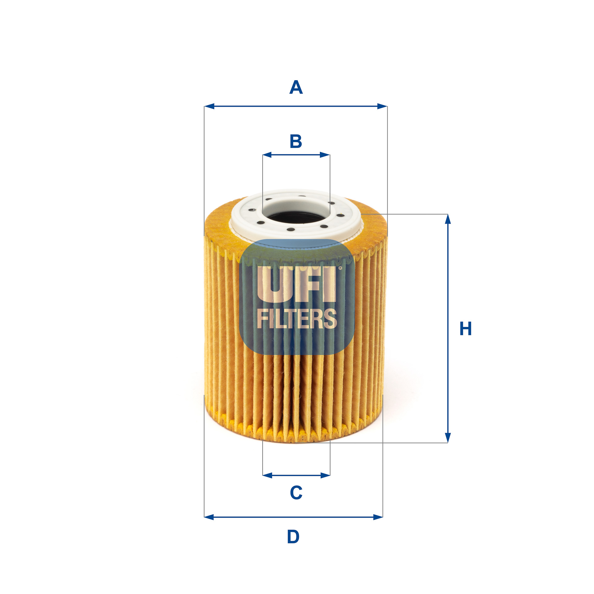 UFI 25.216.00 Oil Filter for CITROËN DS FIAT FORD OPEL PEUGEOT TOYOTA VAUXHALL