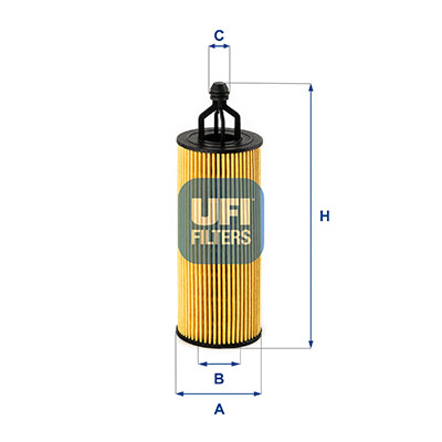 UFI 25.251.00 Olejový filter