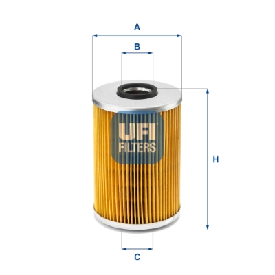 UFI 25.539.00 Filtre à huile